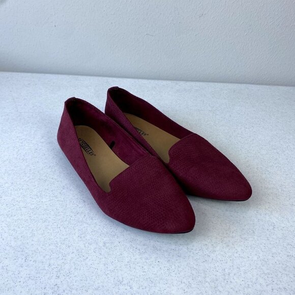 Seychelles Dwight Flats Burgundy 7W - Picture 1 of 8